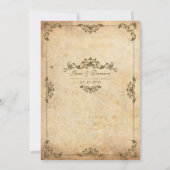 uitnodiging tot het huwelijk van Floral (Achterkant)