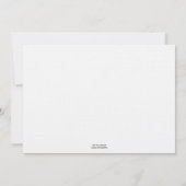 Uitnodiging tot het huwelijk van Starfish - Blue (Achterkant)