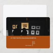 Uitnodiging tot het inaugurale tentoonstellen (Voorkant / Achterkant)