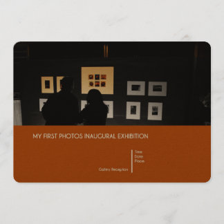 Uitnodiging tot het inaugurale tentoonstellen