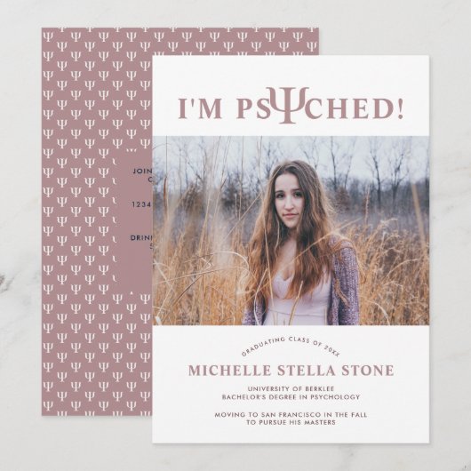 Uitnodiging tot het indienen van ψ Psychologische  (Voorkant / Achterkant)