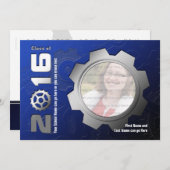 Uitnodiging tot het indienen van Afstuderen met bl (Voorkant / Achterkant)