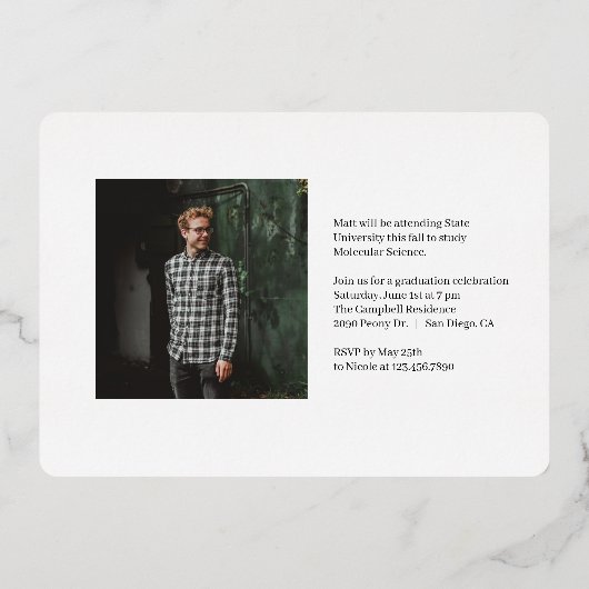 Uitnodiging tot het indienen van Afstuderen voor v (Achterkant)