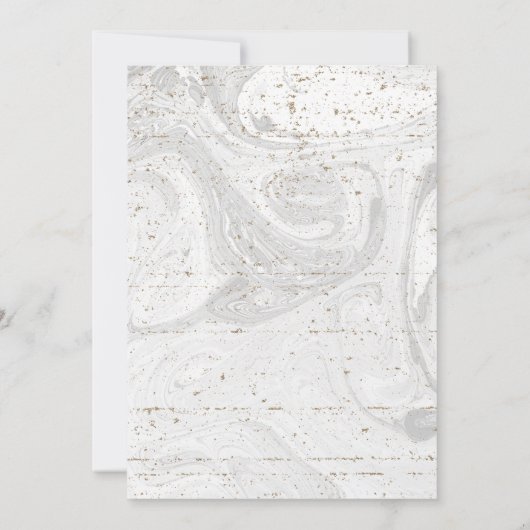 Uitnodiging tot het indienen van Baby shower met b (Achterkant)