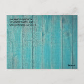 Uitnodiging tot het indienen van Baby shower met r (Achterkant)