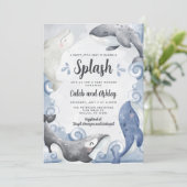 Uitnodiging tot het indienen van Baby shower op de (Staand voorkant)