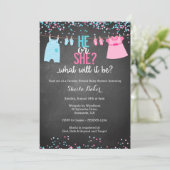 Uitnodiging tot het indienen van Baby showers (Staand voorkant)