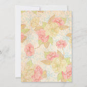   uitnodiging tot het indienen van Baby showers (Achterkant)