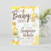 Uitnodiging tot het indienen van Baby showers bij  (Staand voorkant)