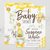 Uitnodiging tot het indienen van Baby showers bij  (Voorkant / Achterkant)