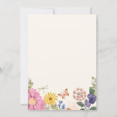  uitnodiging tot het indienen van Baby showers in  (Achterkant)