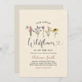  uitnodiging tot het indienen van Baby showers in  (Voorkant / Achterkant)