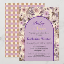 uitnodiging tot het indienen van Baby showers in
