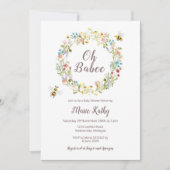 Uitnodiging tot het indienen van Baby showers in d (Voorkant)