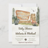 Uitnodiging tot het indienen van Baby showers in h (Voorkant)