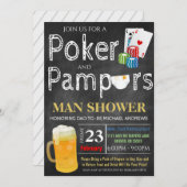 Uitnodiging tot het indienen van Baby showers in P (Voorkant / Achterkant)