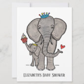 Uitnodiging tot het indienen van Baby showers met (Voorkant)