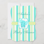 Uitnodiging tot het indienen van Baby showers met (Achterkant)