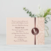 Uitnodiging tot het indienen van Baby showers met  (Staand voorkant)