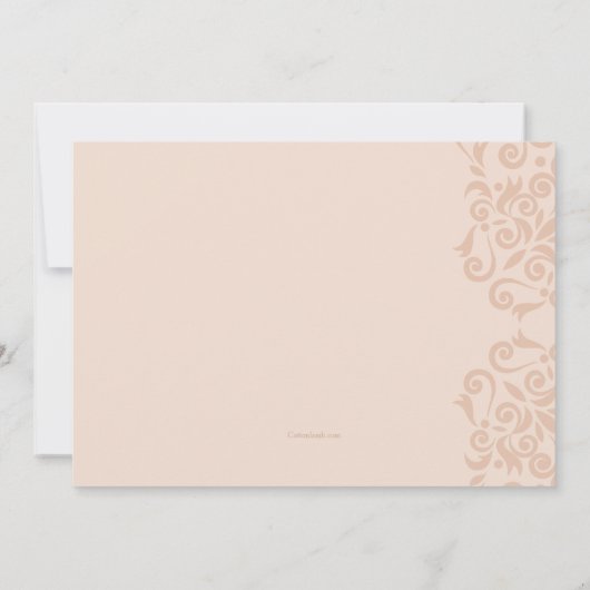 Uitnodiging tot het indienen van Baby showers met  (Achterkant)