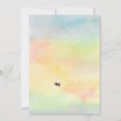 Uitnodiging tot het indienen van Baby showers met  (Achterkant)