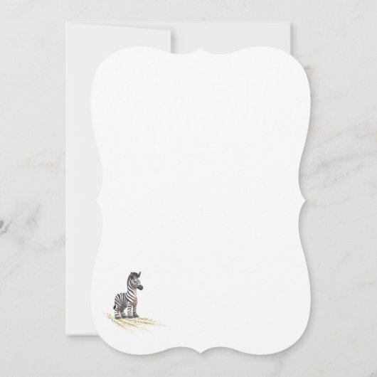 Uitnodiging tot het indienen van Baby showers met  (Achterkant)