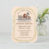 Uitnodiging tot het indienen van Baby showers met  (Staand voorkant)