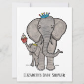 Uitnodiging tot het indienen van Baby showers met (Voorkant)