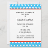 Uitnodiging tot het indienen van Baby showers met  (Achterkant)