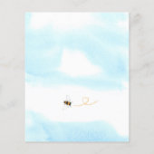 Uitnodiging tot het indienen van Baby showers op b (Achterkant)