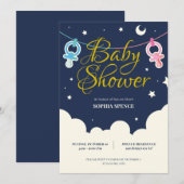 Uitnodiging tot het indienen van Baby showers op m (Voorkant / Achterkant)