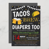 Uitnodiging tot het indienen van Baby showers Taco (Voorkant / Achterkant)