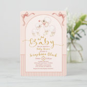 Uitnodiging tot het indienen van Baby showers van (Staand voorkant)