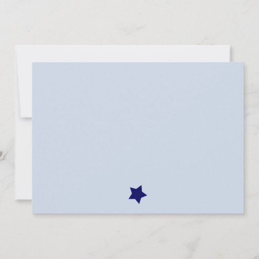 Uitnodiging tot het indienen van Baby showers voor (Achterkant)