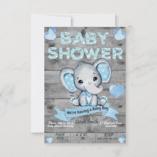 Uitnodiging tot het indienen van Baby showers voor (Voorkant)