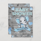 Uitnodiging tot het indienen van Baby showers voor (Voorkant / Achterkant)