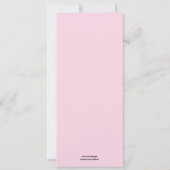 Uitnodiging tot het indienen van Baby showers voor (Achterkant)