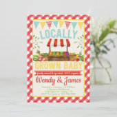 Uitnodiging tot het indienen van Baby showers voor (Staand voorkant)