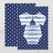 Uitnodiging tot het indienen van Baby showers voor (Voorkant / Achterkant)