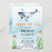 Uitnodiging tot het indienen van baby showers voor (Voorkant / Achterkant)