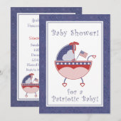 Uitnodiging tot het indienen van Baby showers voor (Voorkant / Achterkant)