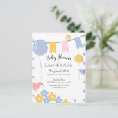 Uitnodiging tot het indienen van Baby showers voor (Staand voorkant)