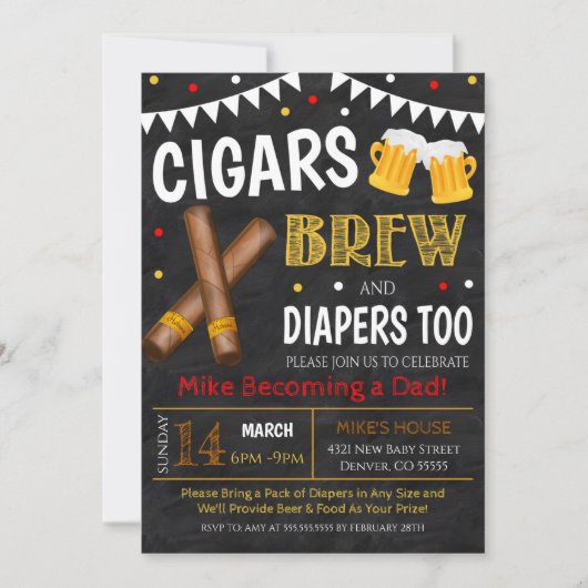 Uitnodiging tot het indienen van Baby showers voor (Voorkant)