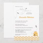 Uitnodiging tot het indienen van Baby showers voor (Voorkant / Achterkant)