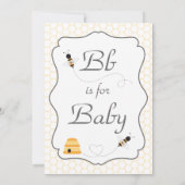Uitnodiging tot het indienen van Baby showers voor (Achterkant)