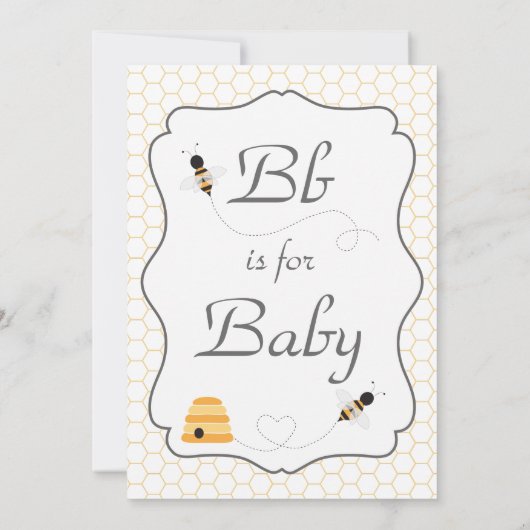 Uitnodiging tot het indienen van Baby showers voor (Achterkant)