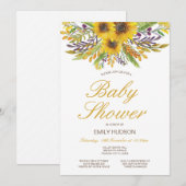 Uitnodiging tot het indienen van Baby showers voor (Voorkant / Achterkant)