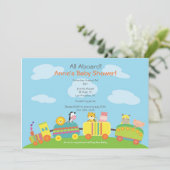 Uitnodiging tot het indienen van Baby showers voor (Staand voorkant)