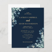 Uitnodiging tot het indienen van begrotingsmarinev (Voorkant / Achterkant)