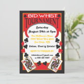 Uitnodiging tot het indienen van biedende Whist To (Staand voorkant)